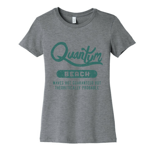 Quantum Beach - Waves Probable Womens T-Shirt