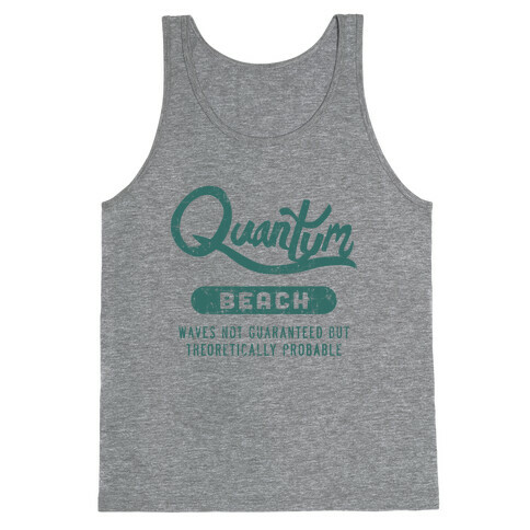 Quantum Beach - Waves Probable Tank Top