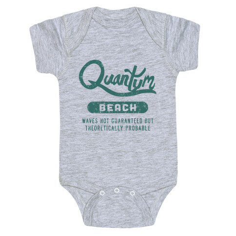 Quantum Beach - Waves Probable Baby One-Piece