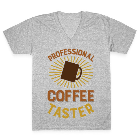 Professional Coffee Taster V-Neck Tee Shirt