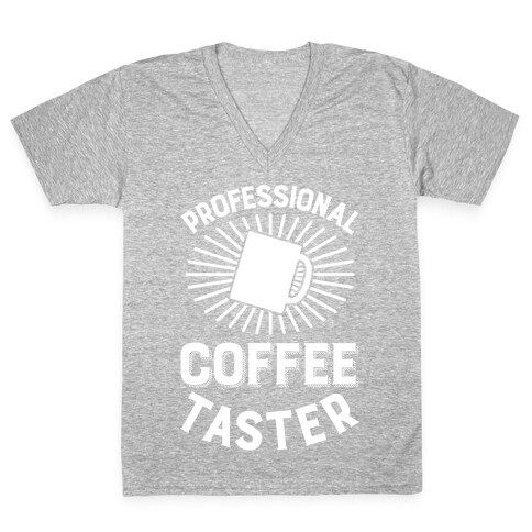 Professional Coffee Taster V-Neck Tee Shirt