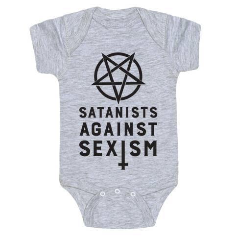 Satanists Against Sexism Baby One-Piece