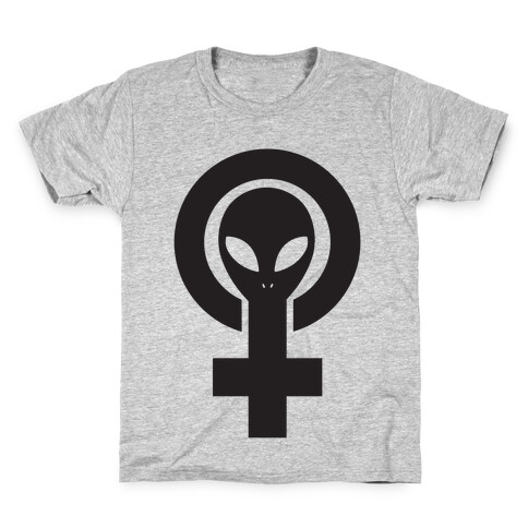 Alien Feminist Symbol Kids T-Shirt