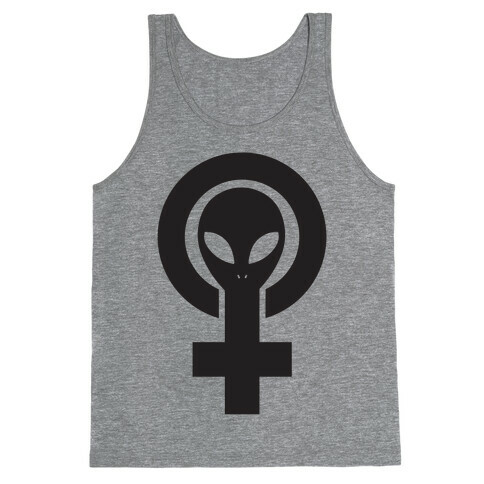 Alien Feminist Symbol Tank Top