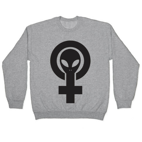 Alien Feminist Symbol Pullover