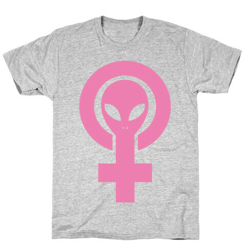 Alien Feminist Symbol T-Shirt