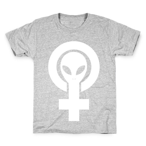Alien Feminist Symbol Kids T-Shirt