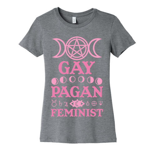 Gay Pagan Feminist Womens T-Shirt