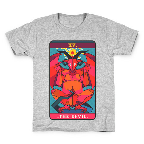 Devil Tarot Card Kids T-Shirt