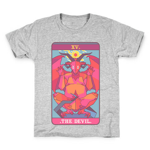 Devil Tarot Card Kids T-Shirt