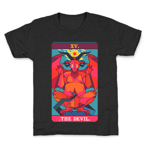 Devil Tarot Card Kids T-Shirt