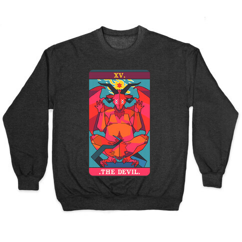 Devil Tarot Card Pullover