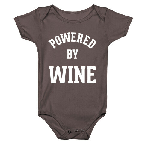 Powered By Wine Baby One-Piece