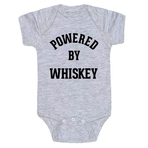Powered By Whiskey Baby One-Piece
