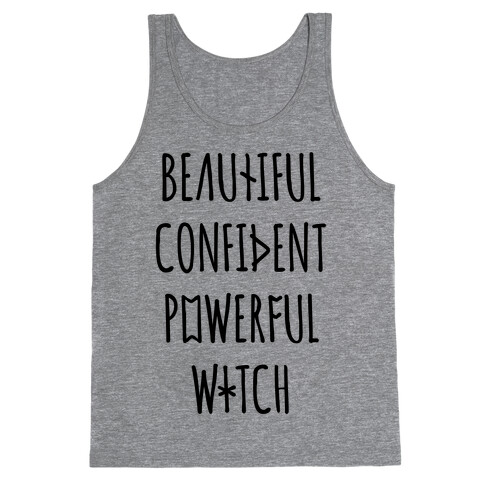 Beautiful Confident Powerful Witch Tank Top