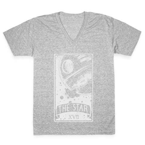 The Star Tarot Card V-Neck Tee Shirt