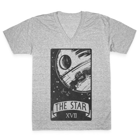 The Star Tarot Card V-Neck Tee Shirt