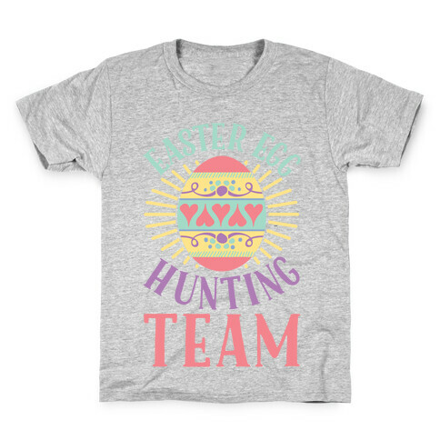 Easter Egg Hunting Team Kids T-Shirt