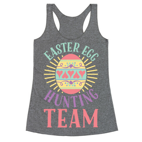 Easter Egg Hunting Team Racerback Tank Top