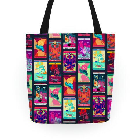 Tarot Card Pattern Tote