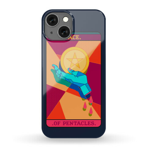 Pentacles Tarot Card Phone Case