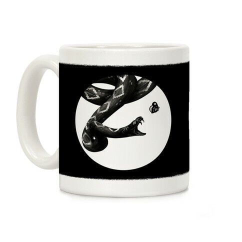 Deadly Diamonds Rattler and Moth Coffee Mug