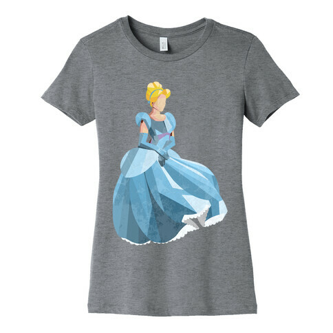 Princess With a Glass Slipper Womens T-Shirt