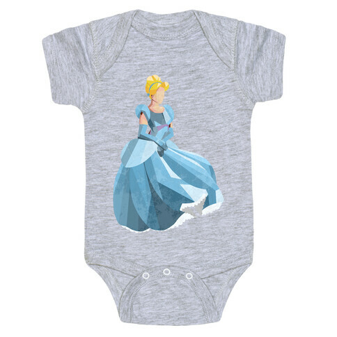 Princess With a Glass Slipper Baby One-Piece