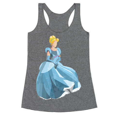 Princess With a Glass Slipper Racerback Tank Top