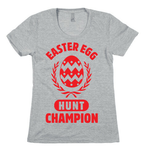Easter Egg Hunt Champion Womens T-Shirt