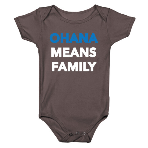 Ohana Means Family Baby One-Piece