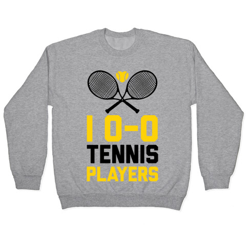 I Love Tennis Players Pullover