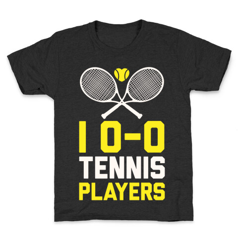 I Love Tennis Players Kids T-Shirt