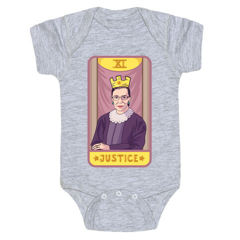 Ruth Bader Ginsburg Justice Tarot Baby One-Piece