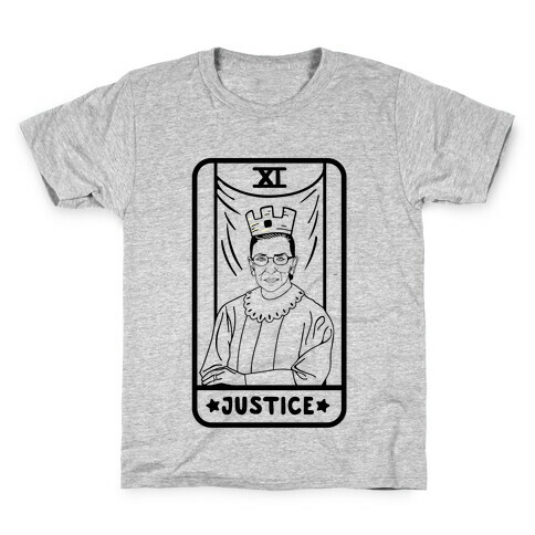 Ruth Bader Ginsburg Justice Tarot Kids T-Shirt