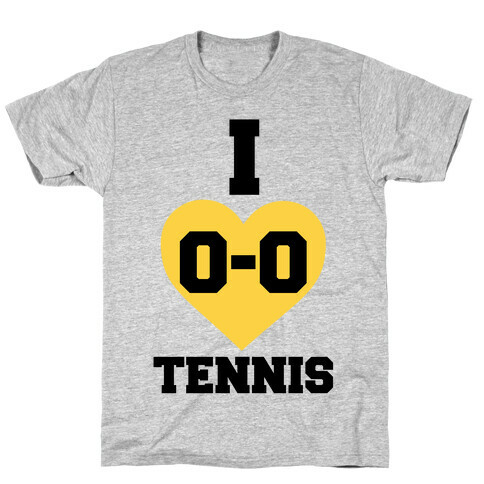 I 0-0 Tennis T-Shirt