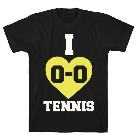 I 0-0 Tennis T-Shirt