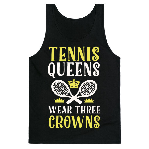 Tennis Queens Wear Three Crowns Tank Top