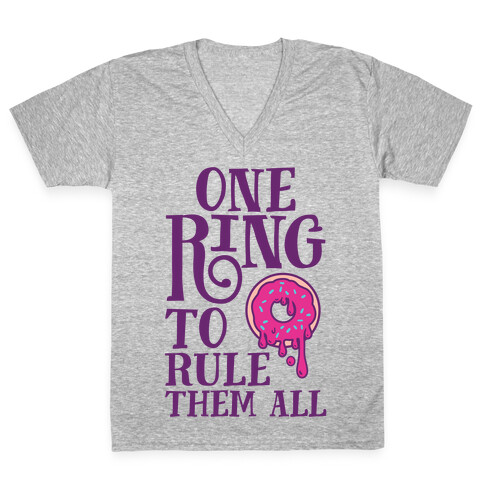 One Ring To Rule Them All V-Neck Tee Shirt