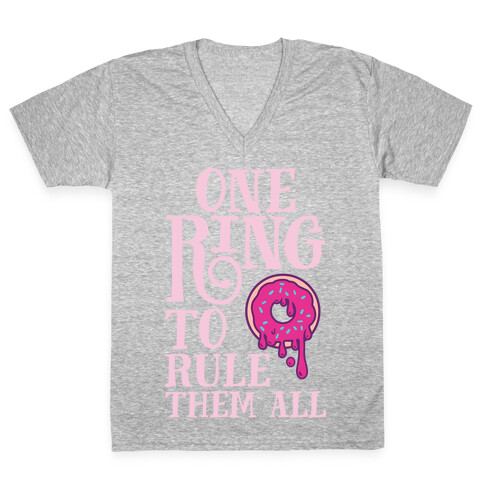 One Ring To Rule Them All V-Neck Tee Shirt