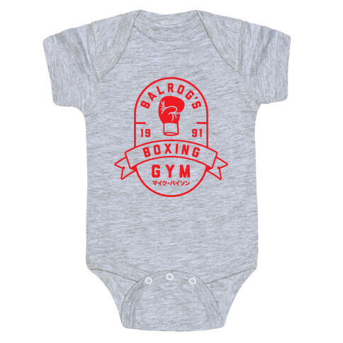 Balrog's Boxing Gym Baby One-Piece