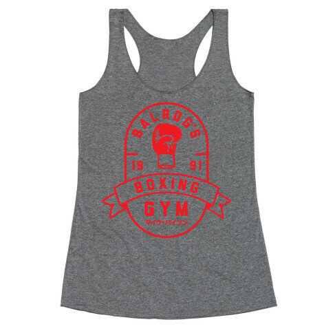 Balrog's Boxing Gym Racerback Tank Top