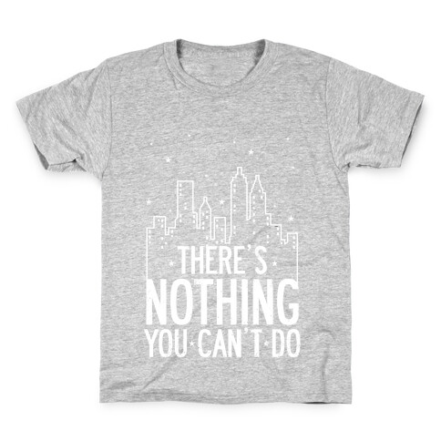 NYC - There's Nothing You Can't Do (Night) Kids T-Shirt