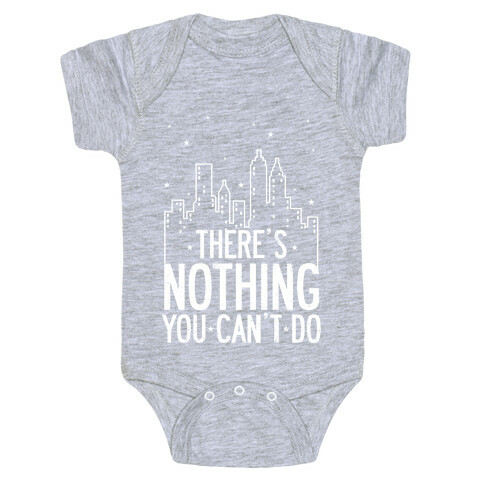 NYC - There's Nothing You Can't Do (Night) Baby One-Piece