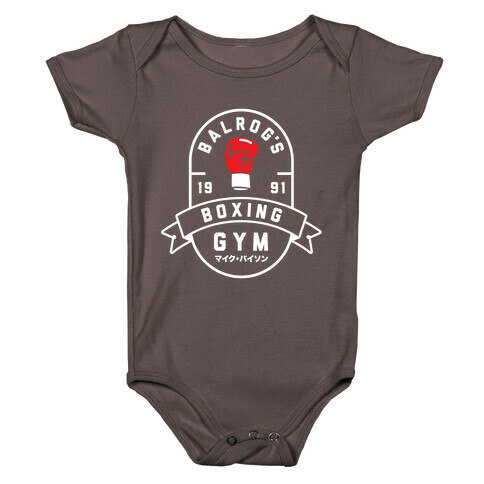 Balrog's Boxing Gym Baby One-Piece