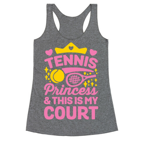 Tennis Princess Racerback Tank Top