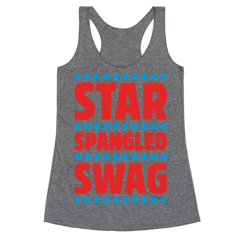 Star Spangled Swag Racerback Tank Top