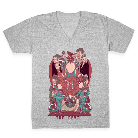 The Devil in Space V-Neck Tee Shirt