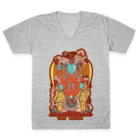 The Devil in Space V-Neck Tee Shirt