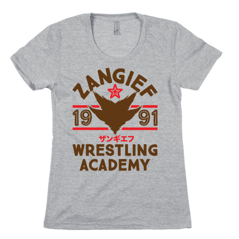 Zangief Wrestling Academy Womens T-Shirt